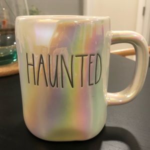 Rae Dunn Halloween Haunted Iridescent Mug
